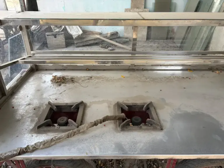 Steel Cart with Stove - Push Cart Rental (Thumbnail 2)