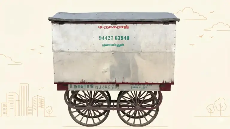 Full Covered Lockable Cart - Food Cart for Rent in Coimbatore, Tamil Nadu