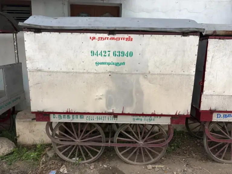 Full Covered Lockable Cart - Push Cart Rental (Thumbnail 3)